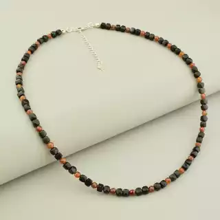 Підвіска Гранат срібло (925) 42 см