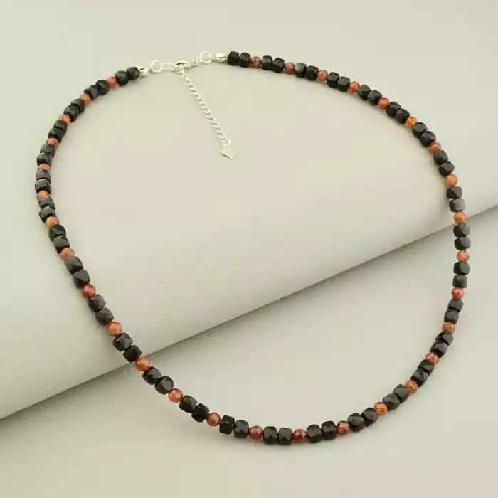 🏷️️ Підвіска Гранат срібло (925) 42 см F-105675