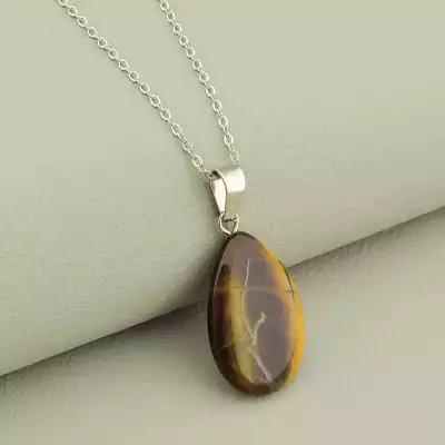 🏷️️ Підвіска Тигрове око 40 см F-106592