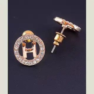 Сережки Фіаніт (позолота 18к)