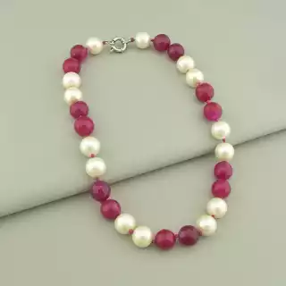 Намисто Майорка, Агат 50 см.