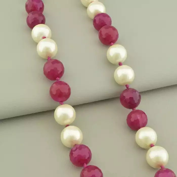 🏷️️ Намисто Майорка, Агат 50 см. ss_100212