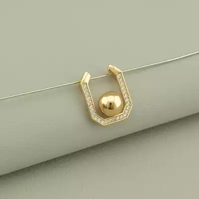 🏷️️ Сережки+Кулон XUPING Фіаніт (позолота 18к) F-100418