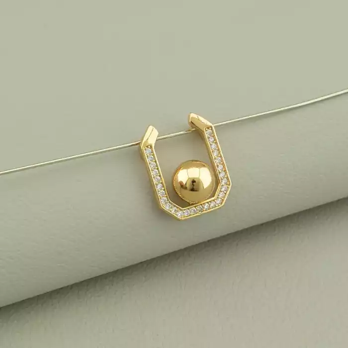 🏷️️ Сережки+Кулон XUPING Фіаніт (позолота 18к) ss_100418