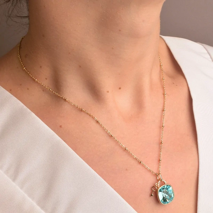 🏷️️ Підвіска Xuping Swarovski 41 см (позолота 18к) ss_74901