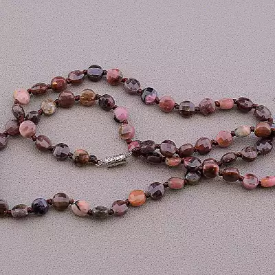 🏷️️ Намисто Родонит 51 см F-84588