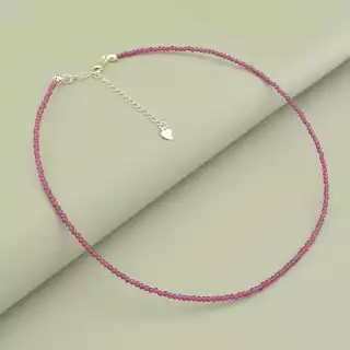 Підвіска Шпінель срібло (925 проба) 38 см.