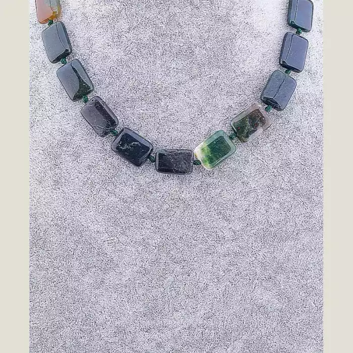 🏷️️ Намисто Яшма 46 см ss_55810