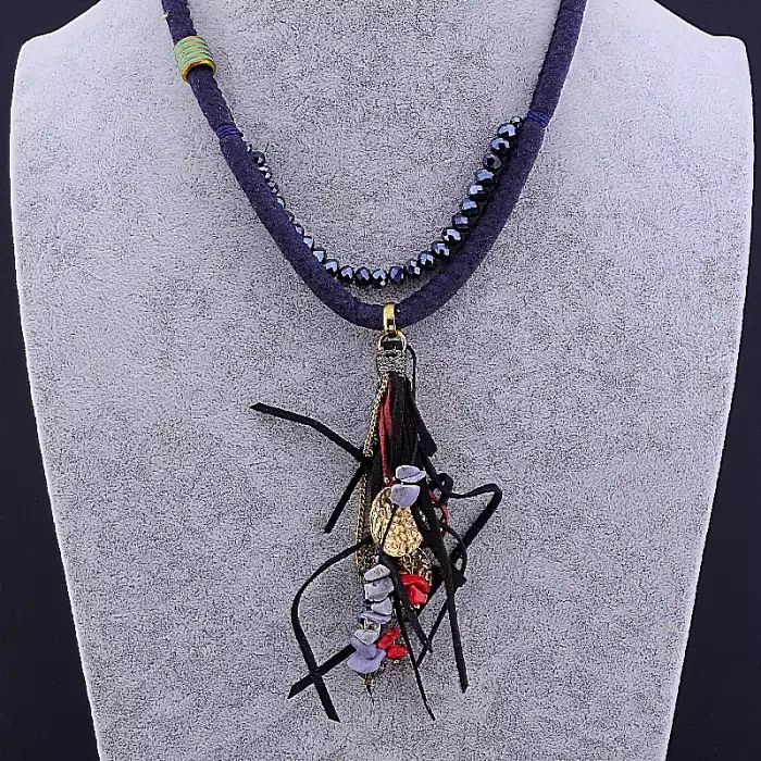 🏷️️ Підвіска замш 45 см Hand Made ss_18246