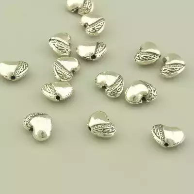 Вставка серце Метал 10x7мм.