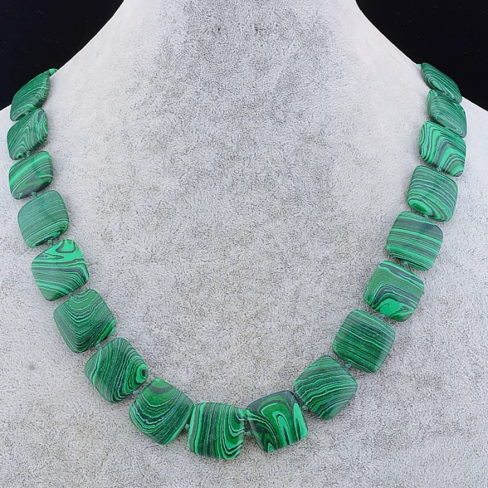 🏷️️ Намисто Малахіт 63 см. ss_90148
