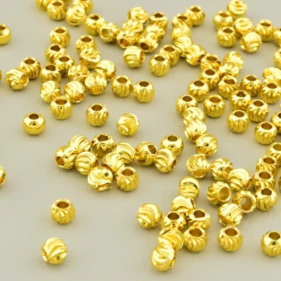 Вставка (3,8х3,8 мм, мідний сплав, позолота 18к, 1 мм, жовтий)