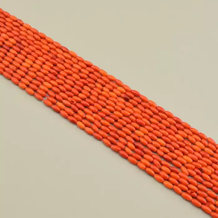 🏷️️ Намистини Корал 40 см (без застібки) F-105472