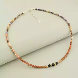 Підвіска Самоцвіти срібло (925) 41 см