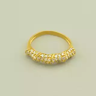 Каблучка Vogue Фіаніт (позолота лимонна 18к)