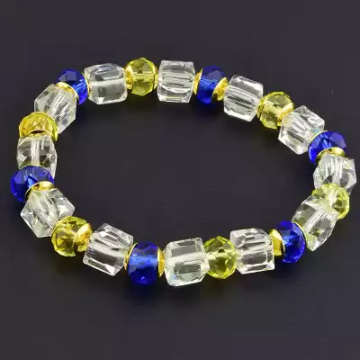 Браслет на резинці Чеський кришталь 16 см