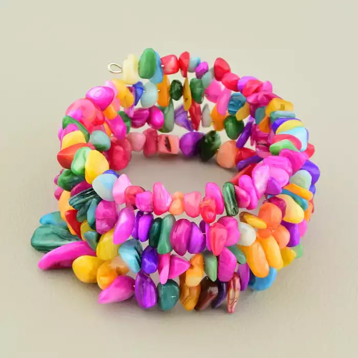 🏷️️ Браслет Перламутр 17 см ss_105976