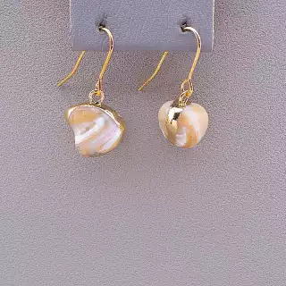 Сережки петля Перламутр