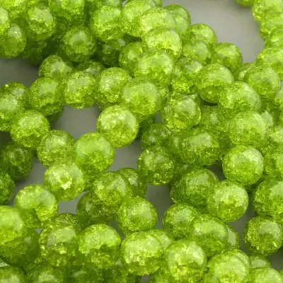 🏷️️ Намистини Кварц (імітація) 39 см 10 мм (без застібки) на нитці F-59722