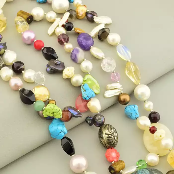 🏷️️ Намисто Самоцвіти 130 см ss_106593