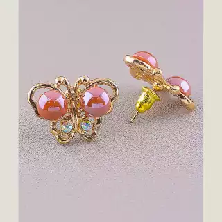 Сережки англійський замок Fashion Сrystal