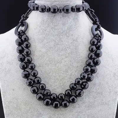 🏷️️ Намисто Агат 80 см F-84356