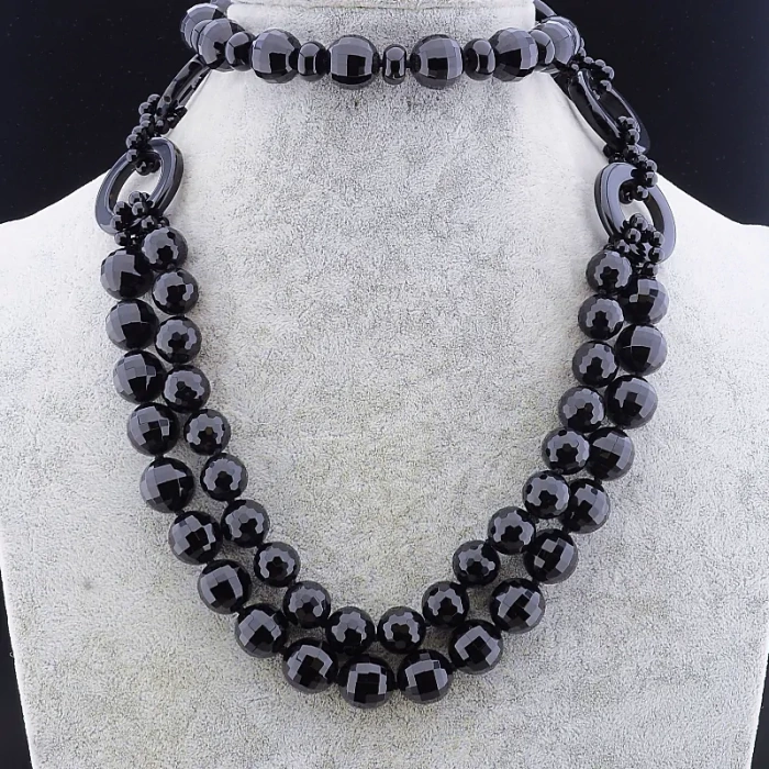 🏷️️ Намисто Агат 80 см ss_84356