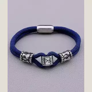 Браслет на магнітній застібці медична сталь 316L 21 см