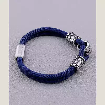 🏷️️ Браслет на магнітній застібці медична сталь 316L 21 см F-75121