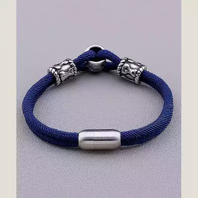 🏷️️ Браслет на магнітній застібці медична сталь 316L 21 см F-75121