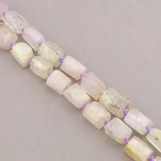 Намистини Кунцит 41 см на нитці (натуральне каміння, без застібки)