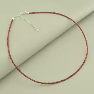 Підвіска Шпінель срібло (925 проба) 39 см.