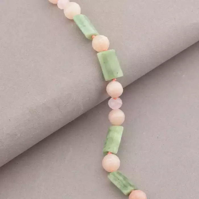 🏷️️ Намисто Жадеїт срібло (925 проба) 45 см. ss_94467