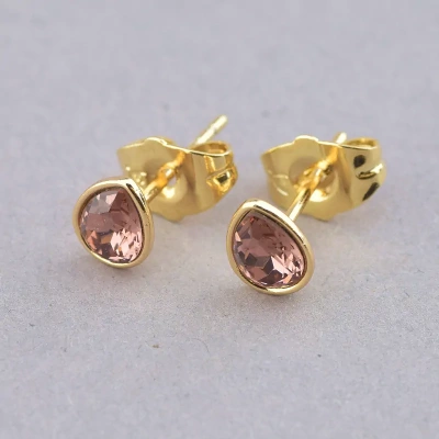 Сережки XUPING Swarovski (позолота 18к)