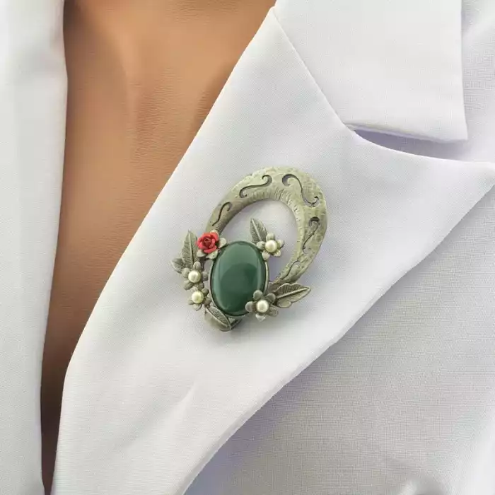 🏷️️ Брошка квіти Агат, Майорка ss_103193