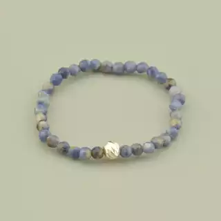 Каблучка з сапфіром (срібло 925, синя)