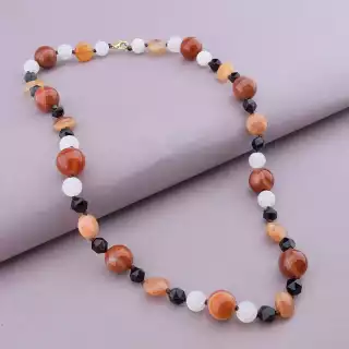 Намисто Сердолік, Агат 54 см.