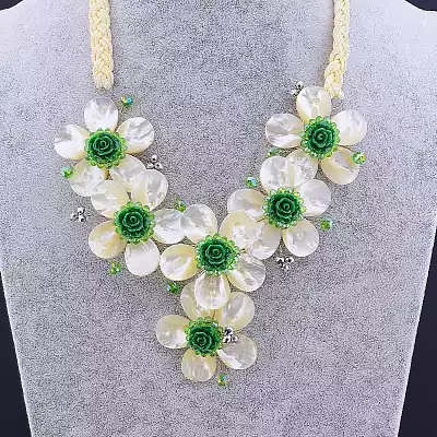 🏷️️ Намисто Перламутр 50 см F-11234