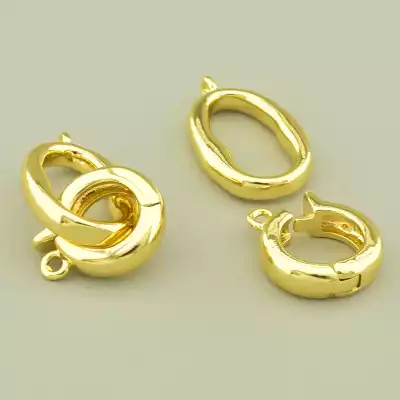 Застібка 28х11мм. (позолота 18к лимонна)