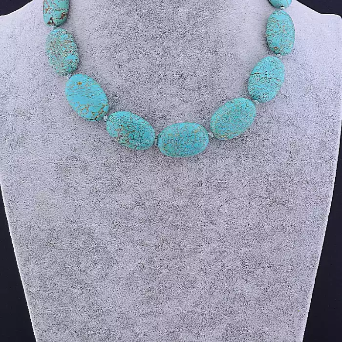 🏷️️ Намисто Бірюза 46 см ss_82344