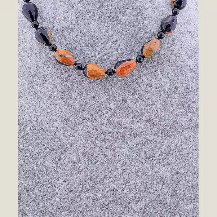 🏷️️ Намисто Агат 46 см. ss_99278