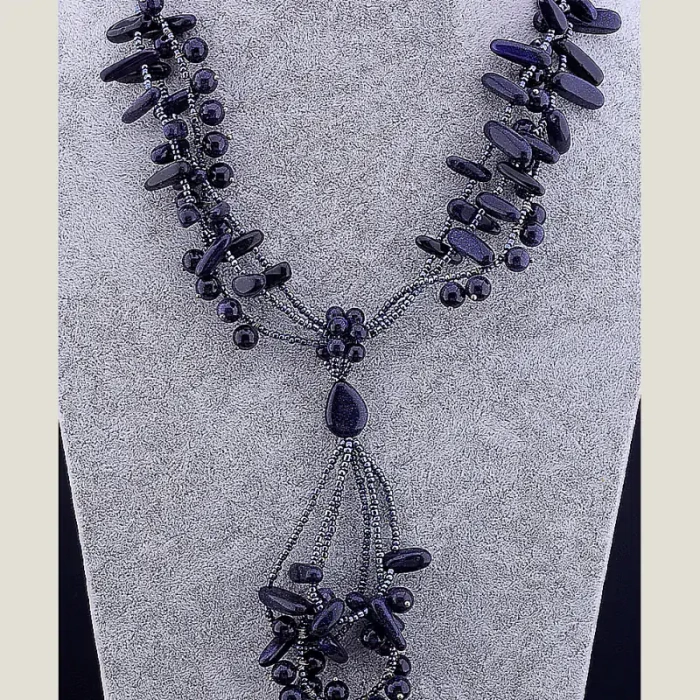 🏷️️ Намисто Авантюрин 62 см ss_13086