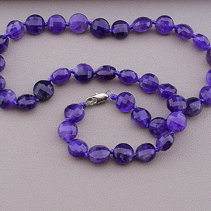 🏷️️ Намисто Аметист 46 см ss_82778