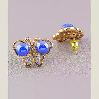Сережки англійський замок Fashion Сrystal