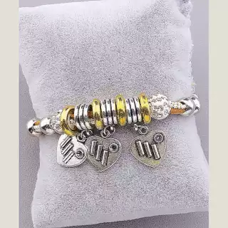 Браслет Сrystal 17 см шкірозамінник