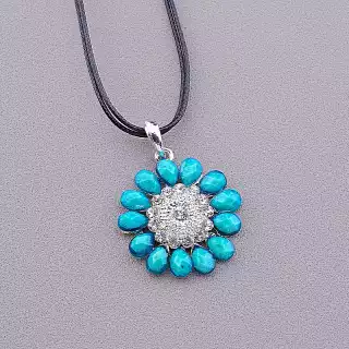 Підвіска квітка Стрази 46 см