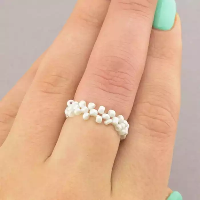 🏷️️ Каблучка Бісер ss_84790