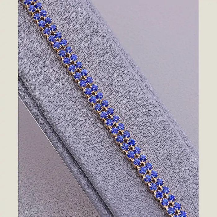 🏷️️ Браслет складний Xuping Фіаніт 17 см (позолота 18к) ss_76044