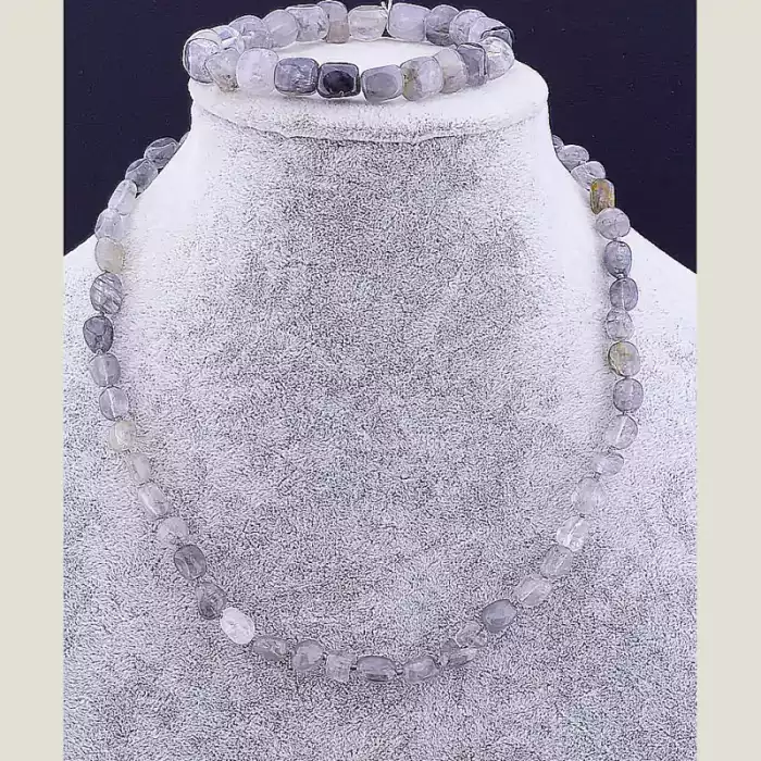 🏷️️ Намисто + Браслет Кварц 44 см ss_67361