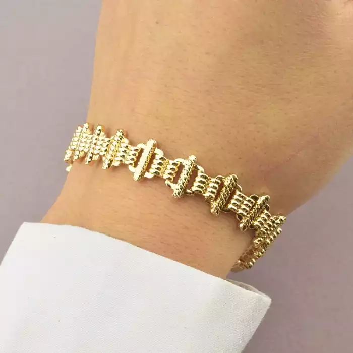 🏷️️ Браслет складний Xuping 19 см (позолота 18к) ss_67576